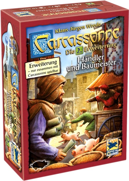 Dodatek do gry planszowej Asmodee Carcassonne: Trader and Builder (4015566018273) - obraz 1