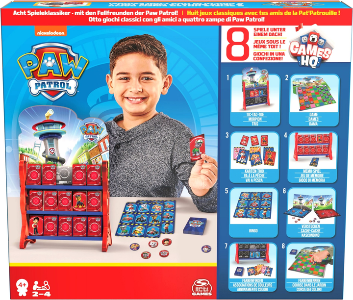 Набір настільних ігор Spin Master Games Paw Patrol Games HQ (0778988494851) - зображення 1