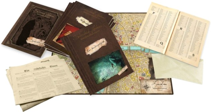 Настільна гра Asmodee Sherlock Holmes Consulting Detective The Thames Murders & Other Cases (9783942857536) - зображення 3