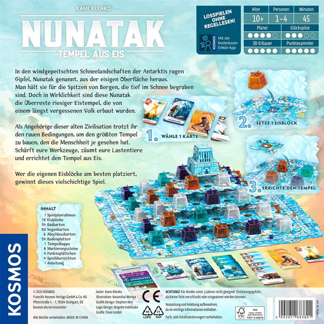 Gra planszowa Kosmos Nunatak Temple of Ice (4002051683801) - obraz 4