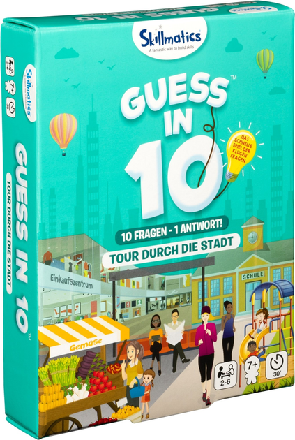 Gra planszowa Spin Master Games Guess in 10 Guessing Game Tour through the City (0778988372937) - obraz 1