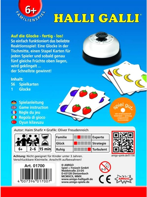 Gra planszowa Amigo Halli Galli (4007396017007) - obraz 3