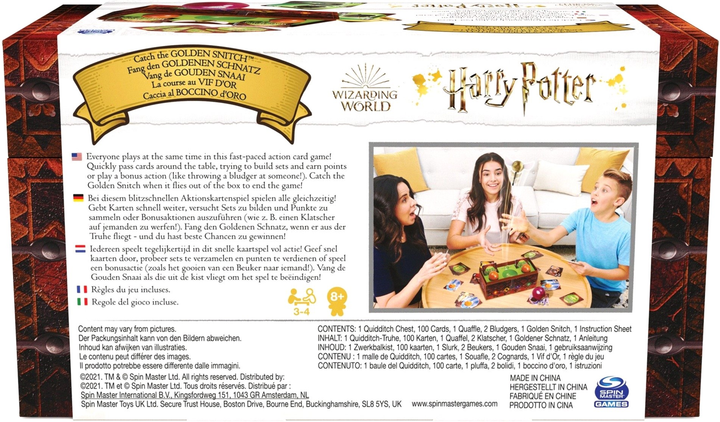 Gra planszowa Spin Master Games Harry Potter Catch the Golden Snitch (0778988335338) - obraz 4