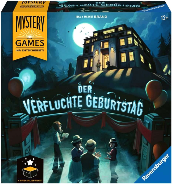 Gra planszowa Ravensburger Mystery Games The Cursed Birthday (4005556269488) - obraz 1
