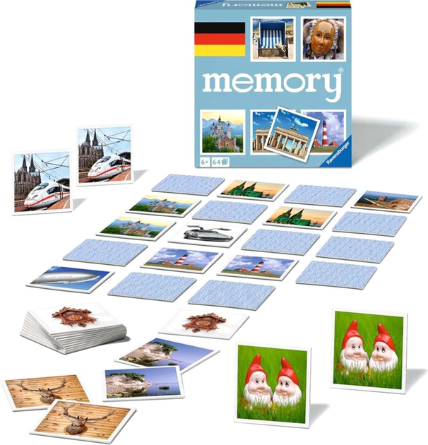 Gra planszowa Ravensburger Memory Deutschland (4005556208838) - obraz 2