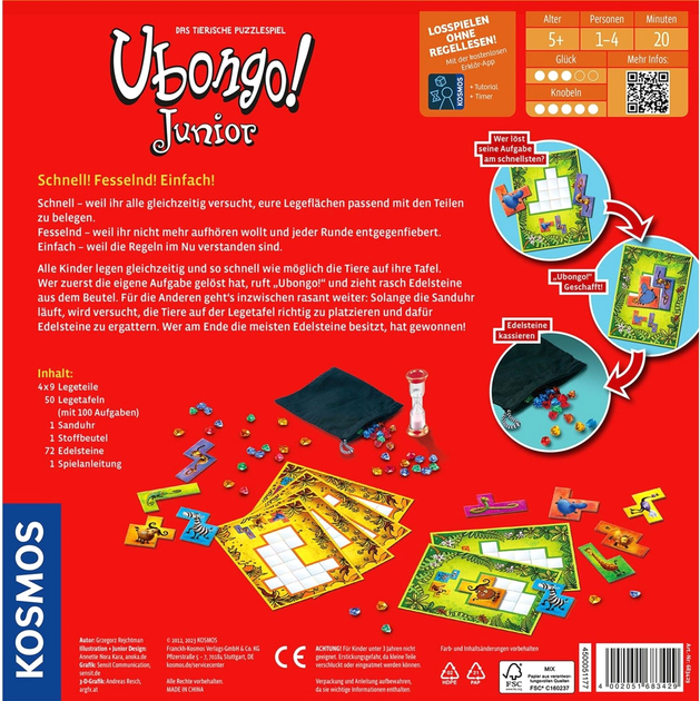 Gra planszowa Kosmos Ubongo Junior (4002051683429) - obraz 3