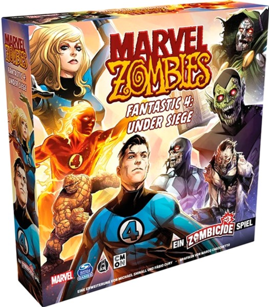 Dodatek do gry planszowej Asmodee Marvel Zombies: Fantastic 4 Under Siege (4015566604834) - obraz 1