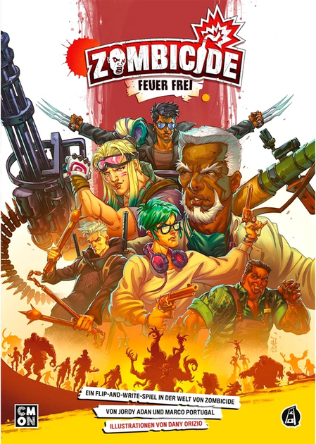 Gra planszowa Asmodee Zombicide Fire Free (4015566604254) - obraz 3