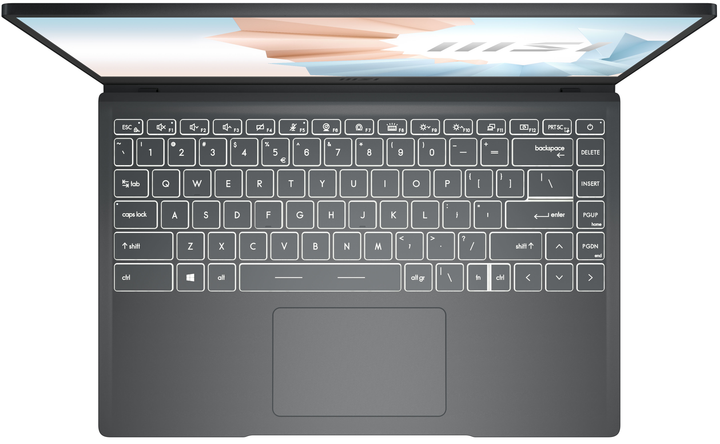 Ноутбук 14" MSI Modern 14 (B11MOU-661XIT) Intel Core i3-1115G4 RAM 8GB SSD 256GB Win11 Алюминиевый корпус - изображение 3
