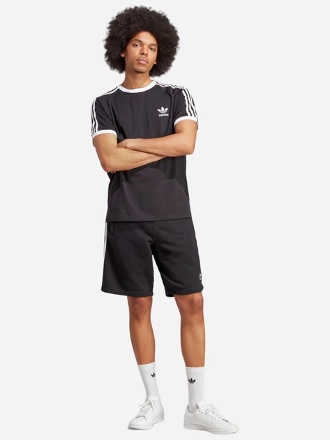 T-shirt męski bawełniany adidas Adicolor Classics 3-Stripes IA4845 2XL Czarny (4066745581804) - obraz 3