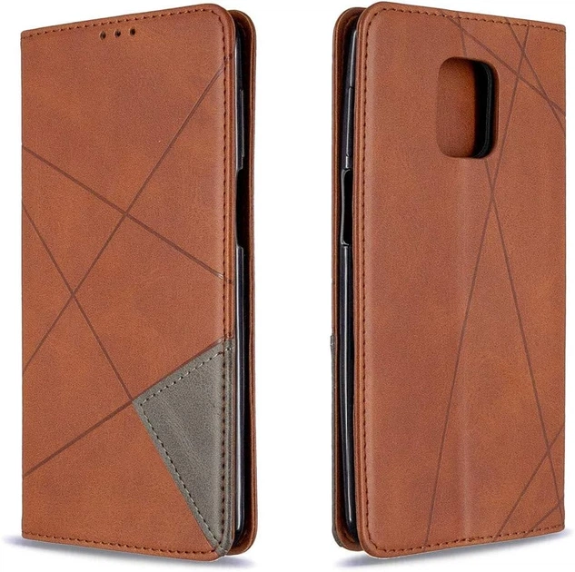 Чехол книжка SHLab Prisma Xiaomi Redmi Note 9 Pro Brown (36337-30) - Фото 2 Чехол книжка SHLab Prisma Xiaomi Redmi Note 9 Pro Brown (36337-30) - изображение 2
