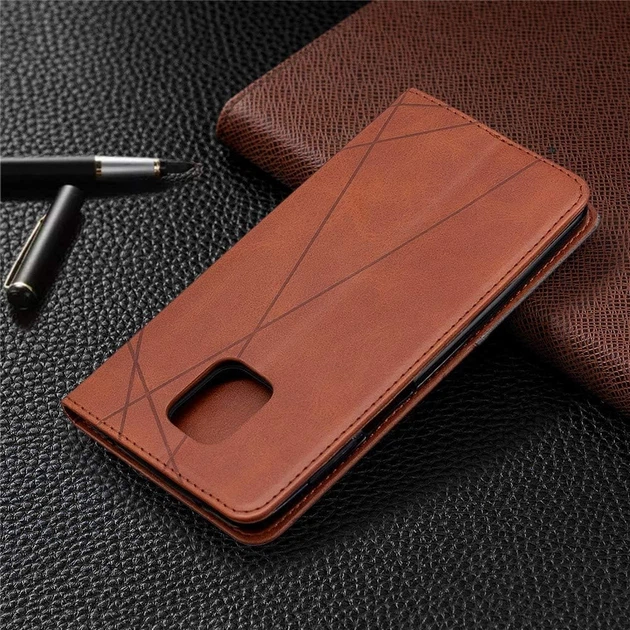 Чехол книжка SHLab Prisma Xiaomi Redmi Note 9 Pro Brown (36337-30) - Фото 7 Чехол книжка SHLab Prisma Xiaomi Redmi Note 9 Pro Brown (36337-30) - изображение 7