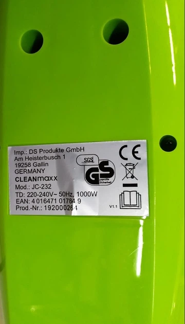 Качественная немецкая паровая швабра Cleanmaxx JC-232 – фото