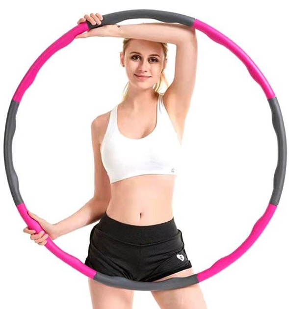 Pierścień hula-hoop Pink-Grey (4260272286601) - obraz 2