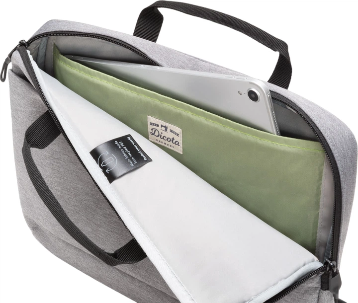 Torba na laptopa Dicota Slim Eco MOTION 10-11.6" Light Grey (D31867-RPET) - obraz 7