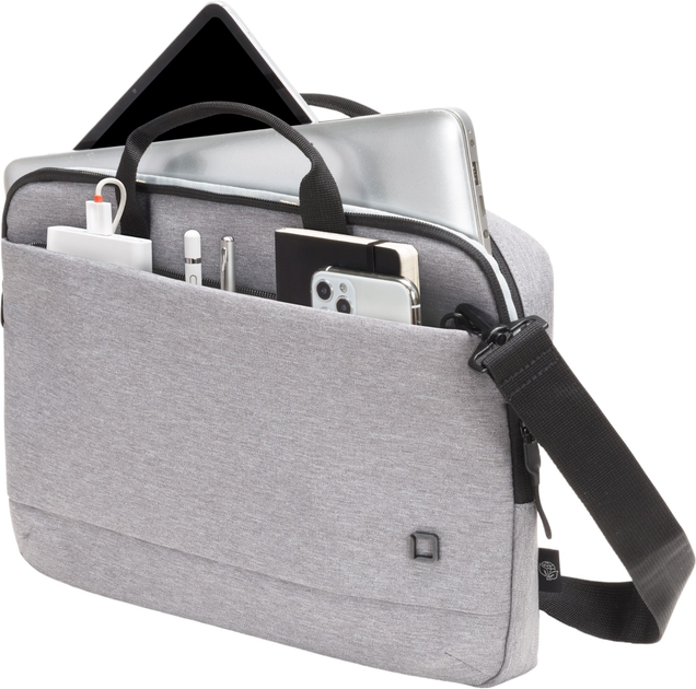 Torba na laptopa Dicota Slim Eco MOTION 14-15.6" Light Grey (D31873-RPET) - obraz 5