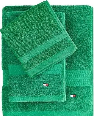 Полотенце хлопковое Tommy Hilfiger банное 76х138 см Modern American Solid Cotton Bath Towel Bright Green Зеленый (46249756605) - изображение 2