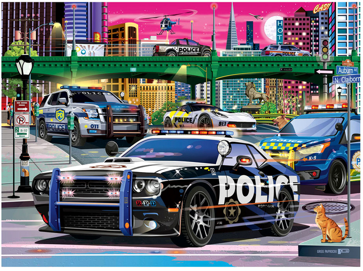 Пазл Ravensburger Police On Patrol 150 елементів (4005556134120) - зображення 2