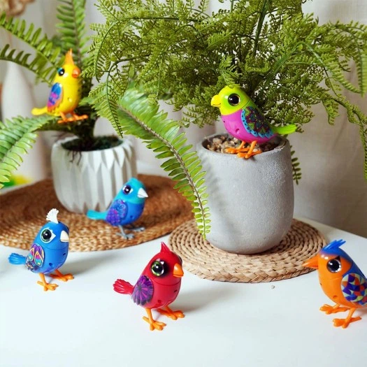 Інтерактивна пташка DIGIBIRDS II - НЕРОЗЛУЧНИК (50 мелодій, кліпса) - изображение 12