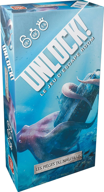 Настільна гра Asmodee Unlock The Wreck Of The Nautilus (3558380071037) - зображення 1