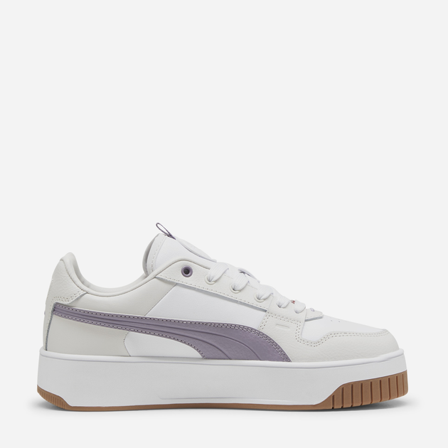 Акція на Жіночі кеди низькі Puma Carina Street Lux 39748706 41 (7.5UK) 26.5 см Puma White-Pale Plum-Feather Gray від Rozetka