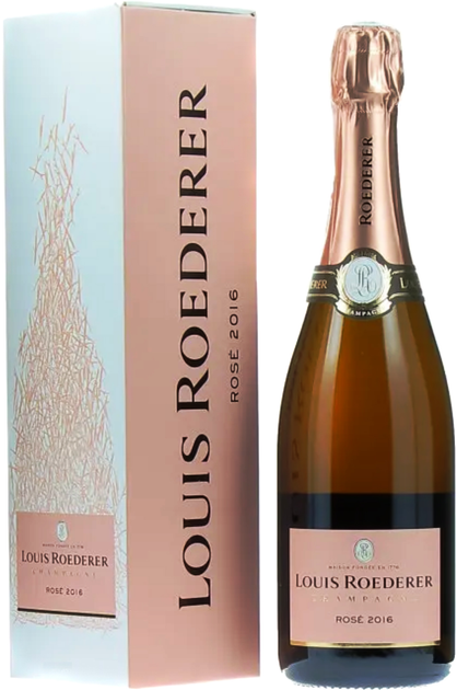 Шампанське Louis Roederer Brut Rose Vintage Gift Box 2016 рожевий брют 0.75 л - зображення 1