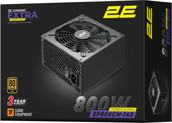 Блок питания 2E Gaming Extra Power 800 Вт (2E-EP800GM-140) - изображение 10