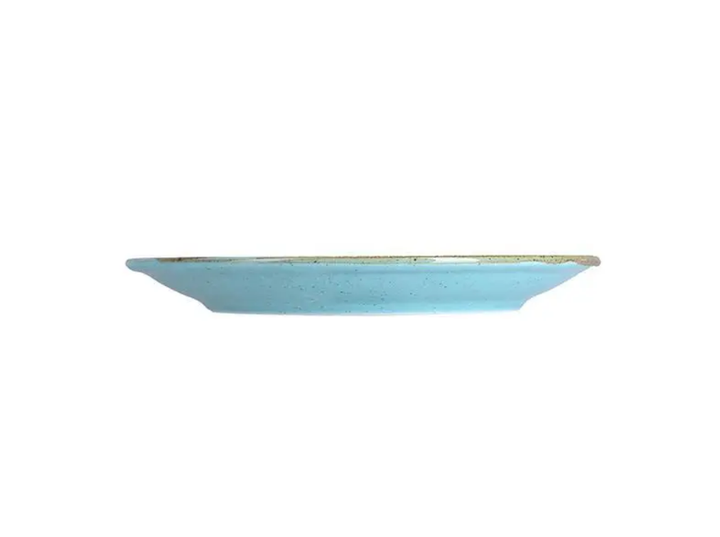 Тарелка мелкая круглая Turquoise фарфоровая Porland 180 мм 187618/T - изображение 2