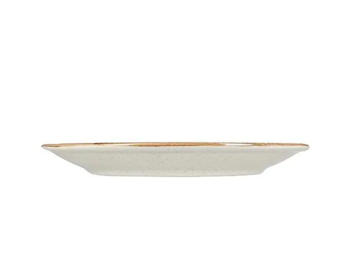 Тарелка мелкая круглая Beige фарфоровая Porland 240мм 187624/B - изображение 2