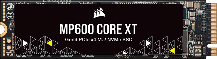 Dysk SSD Corsair MP600 Core XT 4TB PCIe 4.0 x4, NVMe 1.4, M.2 2280 Czarny (840006601999) - obraz 2