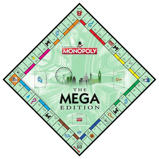 Настільна гра WINNING MOVES Monopoly The Mega Edition – фото