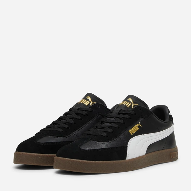 Женские кеды кожаные низкие Puma Club II Era 39744702 37.5 (4.5UK) 23.5 см Puma Black-Puma White-Puma Gold (4067979528962) - Фото 3 Женские кеды кожаные низкие Puma Club II Era 39744702 37.5 (4.5UK) 23.5 см Puma Black-Puma White-Puma Gold (4067979528962) - изображение 3