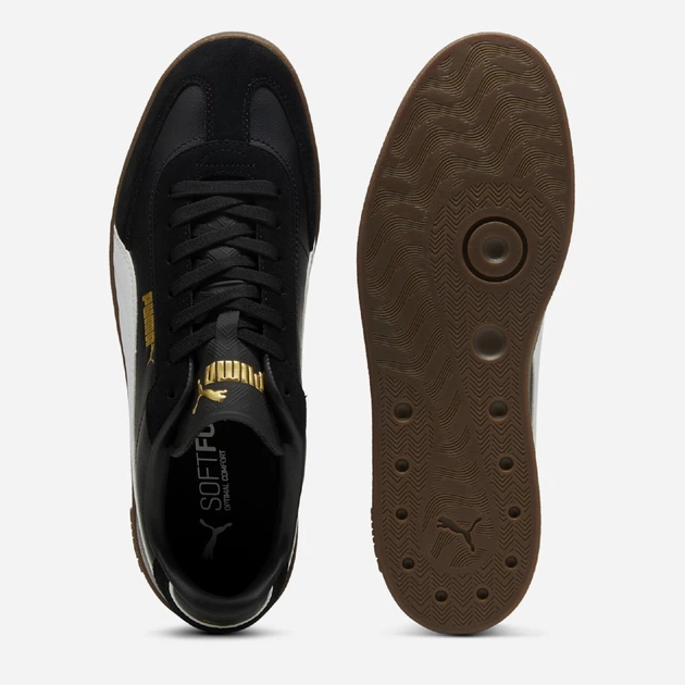Женские кеды кожаные низкие Puma Club II Era 39744702 37.5 (4.5UK) 23.5 см Puma Black-Puma White-Puma Gold (4067979528962) - Фото 4 Женские кеды кожаные низкие Puma Club II Era 39744702 37.5 (4.5UK) 23.5 см Puma Black-Puma White-Puma Gold (4067979528962) - изображение 4
