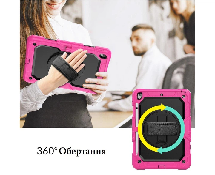 Чохол ARM Cover Apple iPad 7 (10.2" екран) протиударний Pink/Black - Фото 6 Чохол ARM Cover Apple iPad 7 (10.2" екран) протиударний Pink/Black - зображення 6