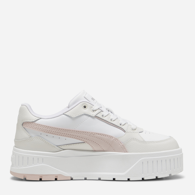 Акція на Жіночі кеди низькі Puma Karmen II Idol 39746104 39 (6UK) 25 см Puma White-Mauve Mist-Feather Gray від Rozetka