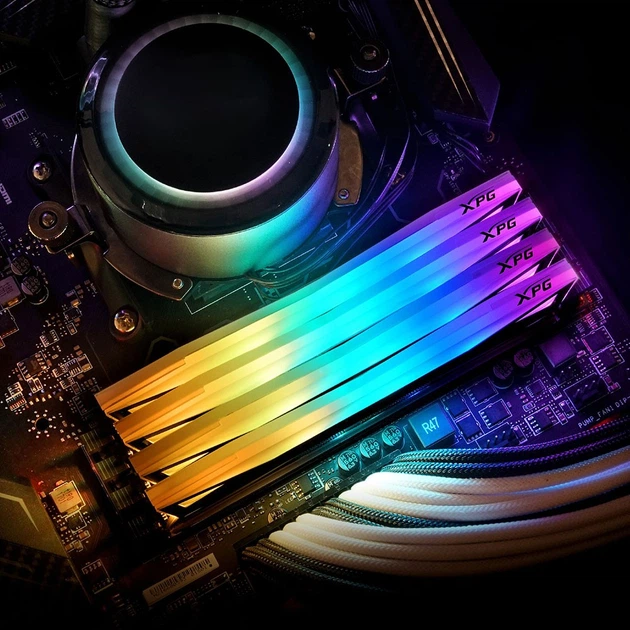Оперативная память ADATA DDR4-3200 16384MB PC4-25600 XPG Spectrix D60G RGB Grey (AX4U3200316G16A-ST60) - изображение 5