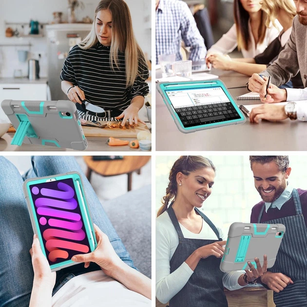 Чохол ARM Standart Apple iPad Mini 6 (2021) протиударний з підставкою Grey - зображення 6