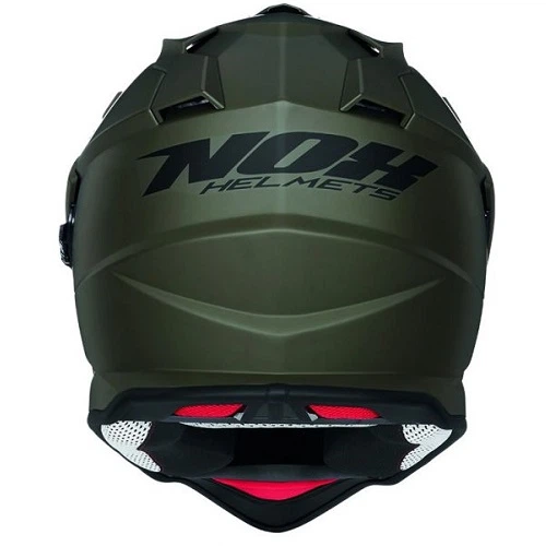 Мотошолом NOX N312 матовий хакі, XXL - зображення 3