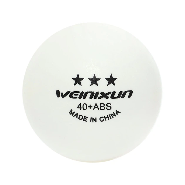 Набор мячей для настольного тенниса WEINIXUN W001 3star 6шт белый - изображение 3