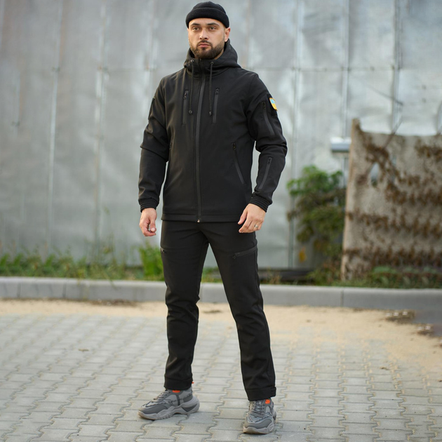 Форма Intruder Reef Softshell Куртка з капюшоном + Штани чорний розмір L - зображення 1