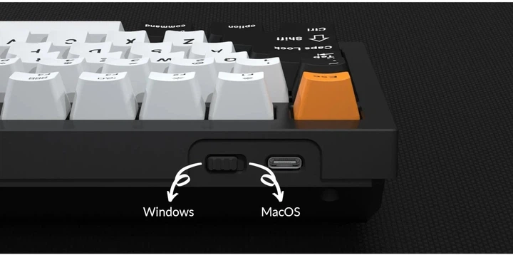 Основа для клавіатури Keychron Q1 Barebone ISO Knob Blue (4897115554483) - Фото 6 Основа для клавіатури Keychron Q1 Barebone ISO Knob Blue (4897115554483) - зображення 6
