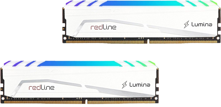Pamięć Mushkin DDR4-3200 16384MB PC4-25600 (Kit of 2x8192) Redline Lumina White (846651032027) - obraz 2