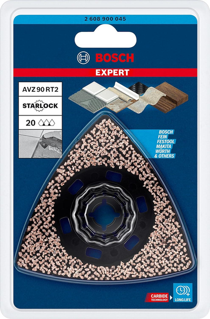 Шліфувальна платформа Bosch Expert Carbide-RIFF AVZ 90 RT2, зернистість 20 (2608900045) - зображення 2
