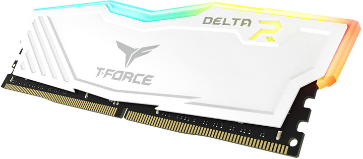 Pamięć Team Group DDR4-3200 16384MB PC4-25600 (Kit of 2x8192) Delta RGB White (765441654587) - obraz 2