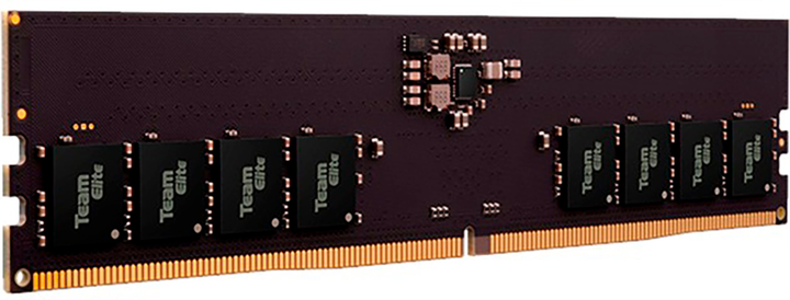 Оперативна пам'ять Team Group Elite DIMM DDR5-4800 16384MB Single PC5-38400 Black (TED516G4800C4001) - зображення 1