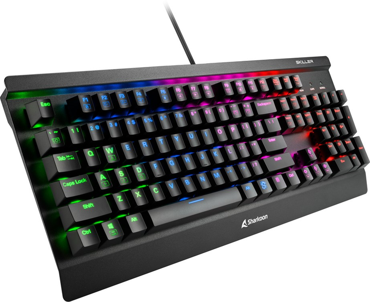 Klawiatura przewodowa Sharkoon Skiller Mech SGK3 Kailh Red USB Black (4044951019922) - obraz 3