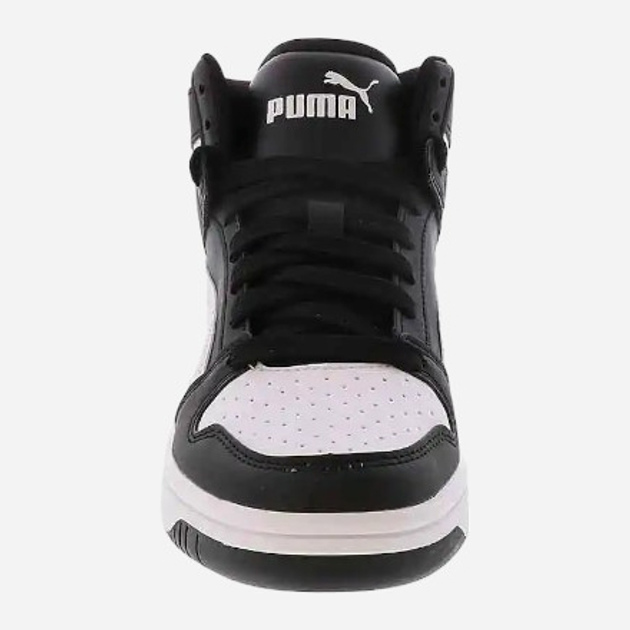 Підліткові демісезонні черевики для хлопчика Puma Rebound Layup SL Jr 37048601 36 (3.5UK) Чорні з білим (4060981198840) - зображення 5