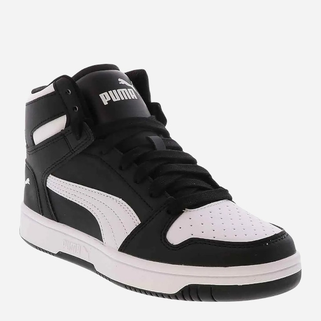 Підліткові демісезонні черевики для хлопчика Puma Rebound Layup SL Jr 37048601 37 (4UK) Чорні (4060981199557) - зображення 2