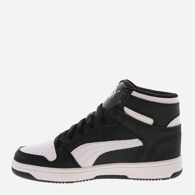 Trzewiki młodzieżowe chłopięce Puma Rebound Layup SL Jr 37048601 37 (4UK) Czarne z białym (4060981199557) - obraz 3