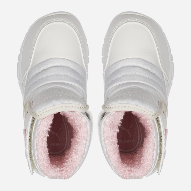 Zimowe kozaki dziecięce dla dziewczynki ocieplane Puma Nieve Boot WTR AC Inf Nimbus 38074608 26 (8.5UK) Szare (4065449314053) - obraz 5